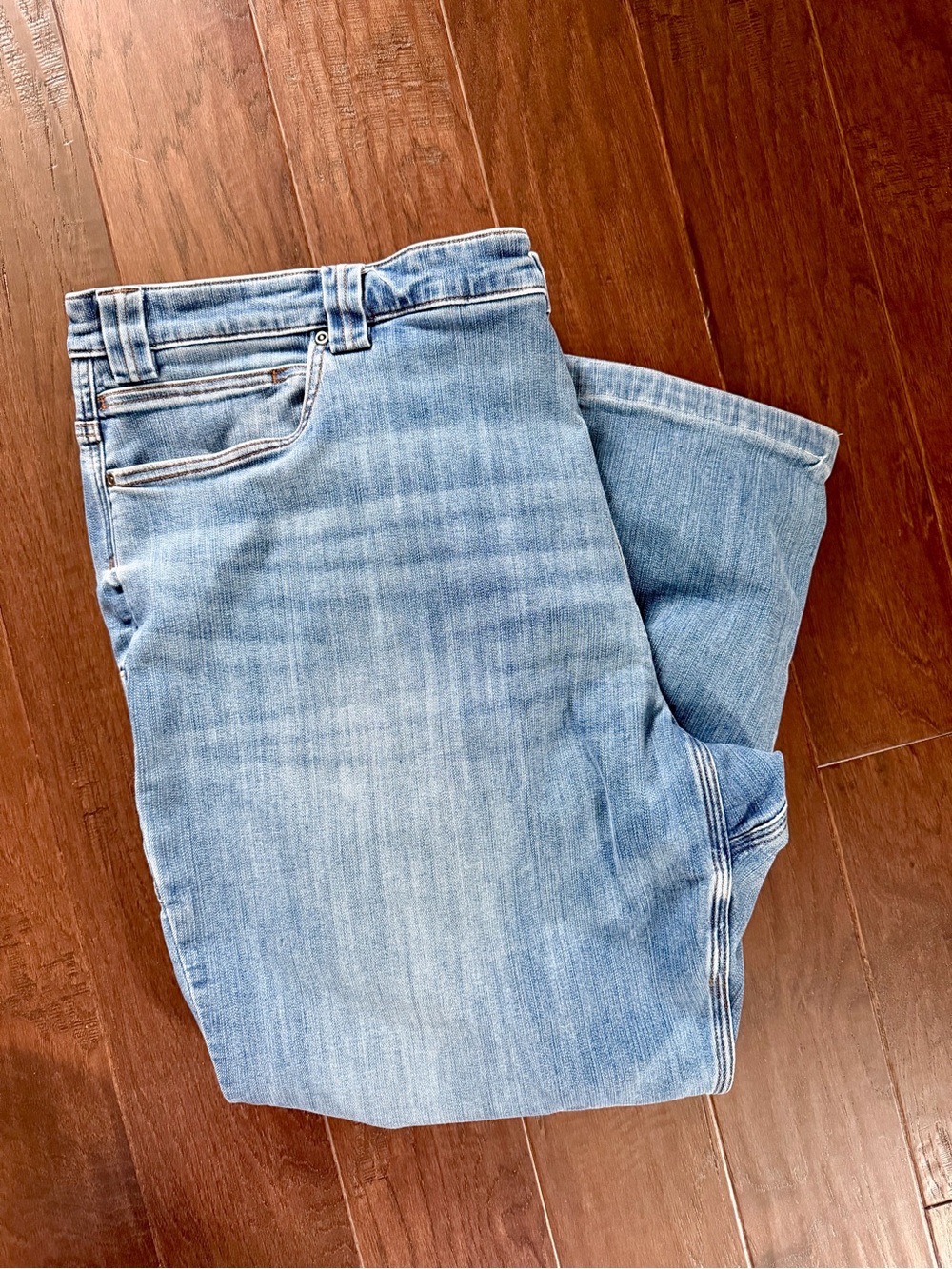 Duluth Men's Light Blue Denim Jeans - Classic Straight Fit